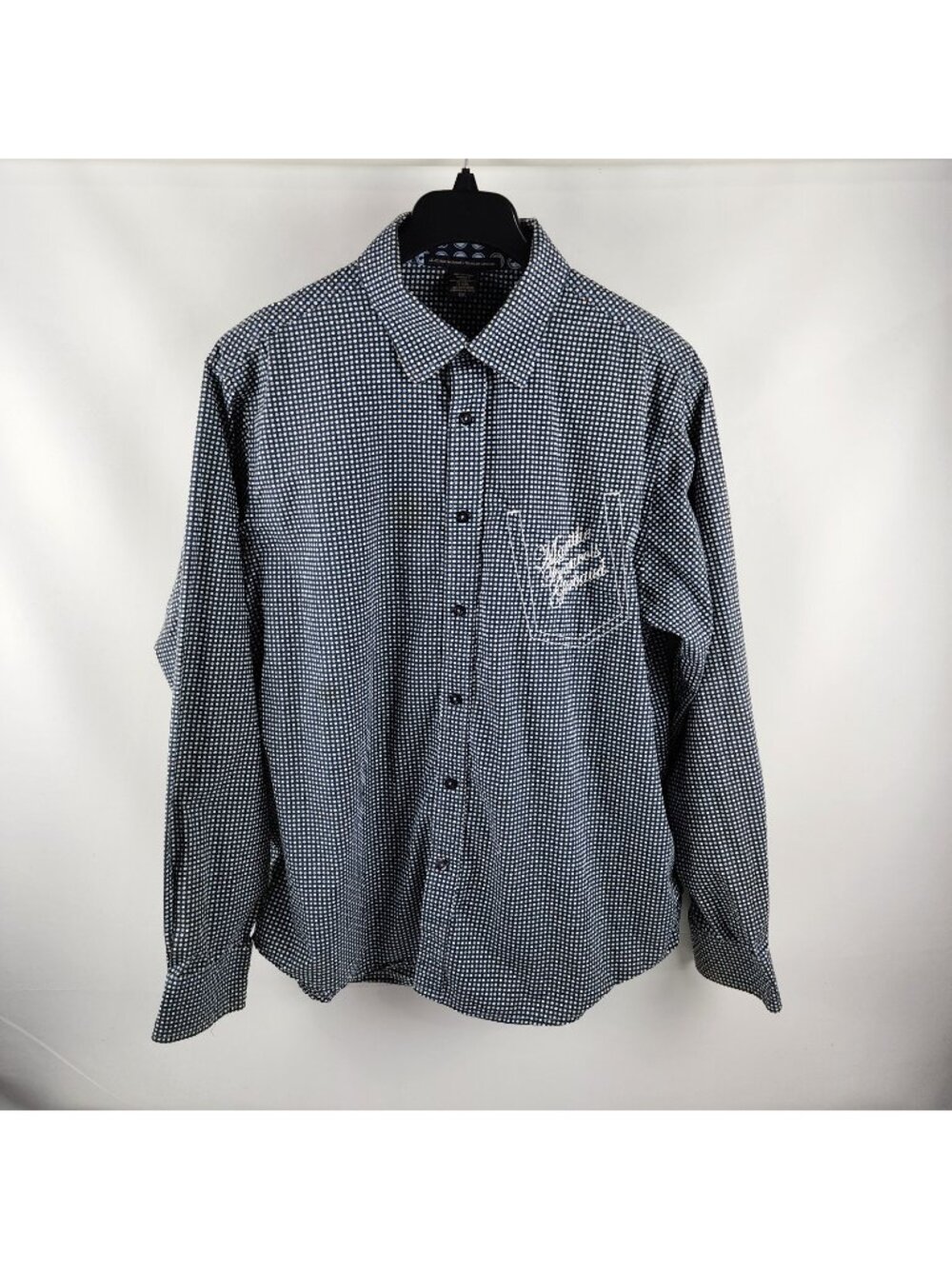 Marithe Francois Girbaud Shirt Mens XXL Multi Polka Dot L/S Button Up